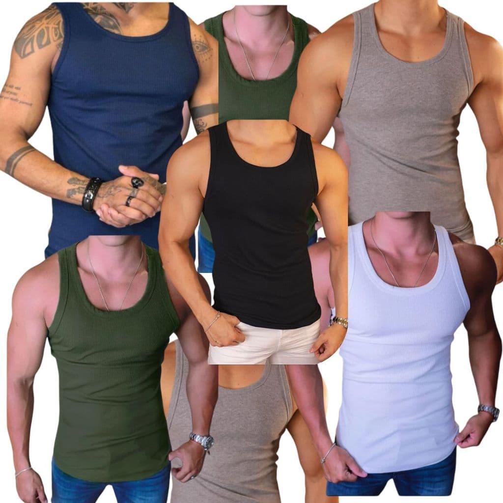 kit 3 regata canelada masculina em ribana canelada masculina canelada americana slim fit