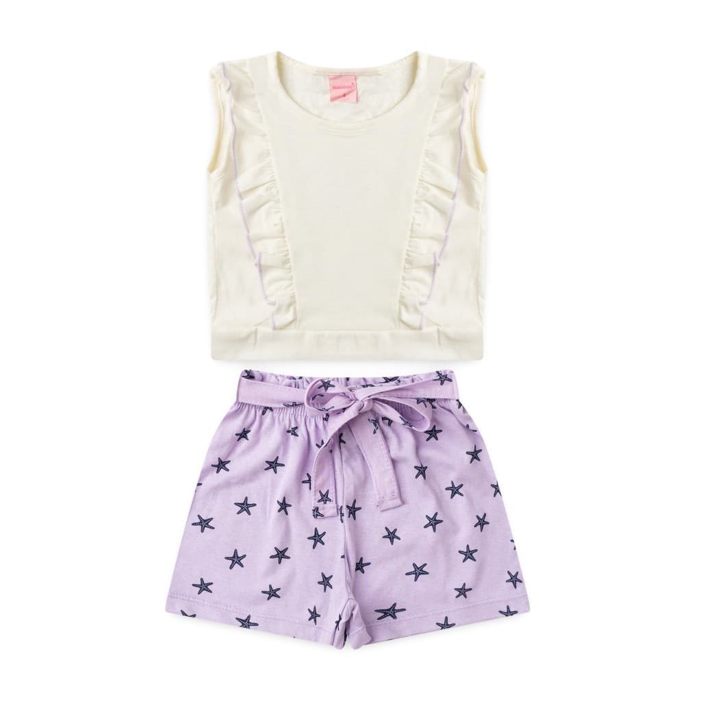 Conjunto Infantil Feminino Magia Do Oceano
