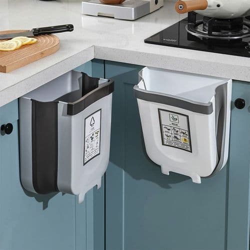 Lixeira Retrátil Extensível para Cozinha Bancada de Pias Organização Porta Resíduos