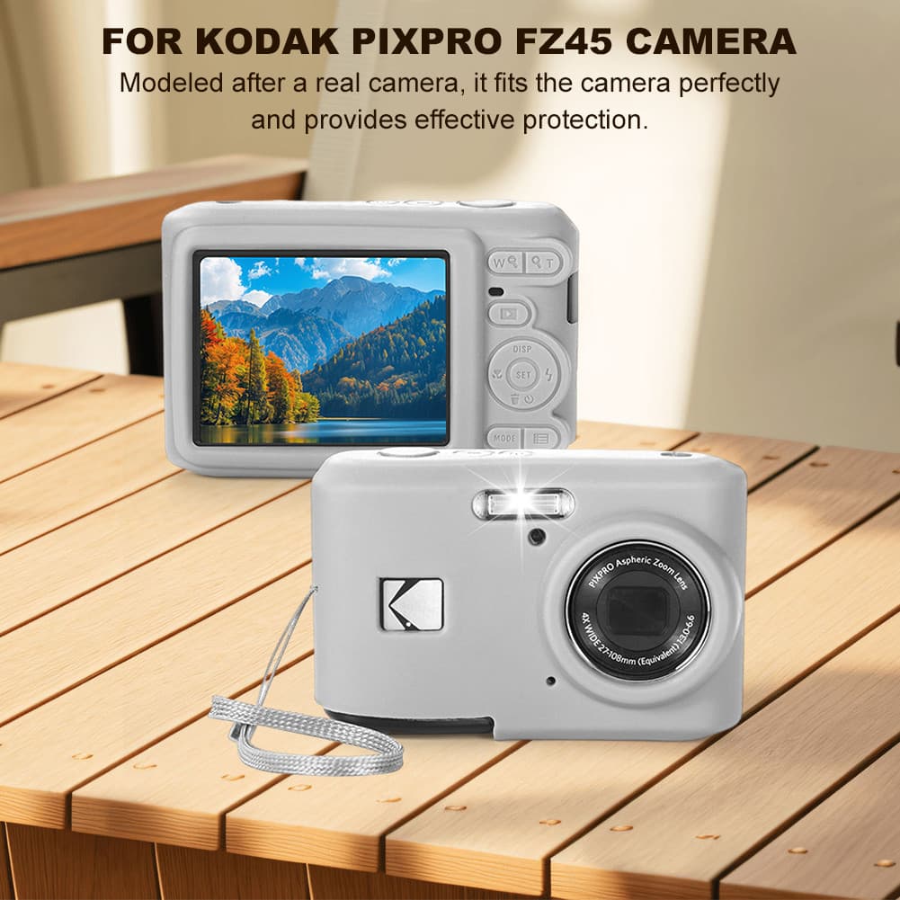 Para KODAK PIXPRO FZ45 Câmera Corpo Capa Anti-Risco Acessórios Da [covdes.br]