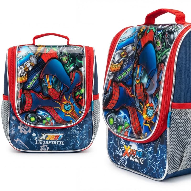Lancheira Térmica Infantil Escolar | Estampas para Meninos Ideal para Volta às Aulas