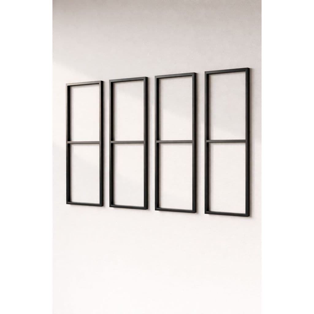 4x Suportes Para Prateleira Parede/Teto 60x30cm - Estilo Industrial