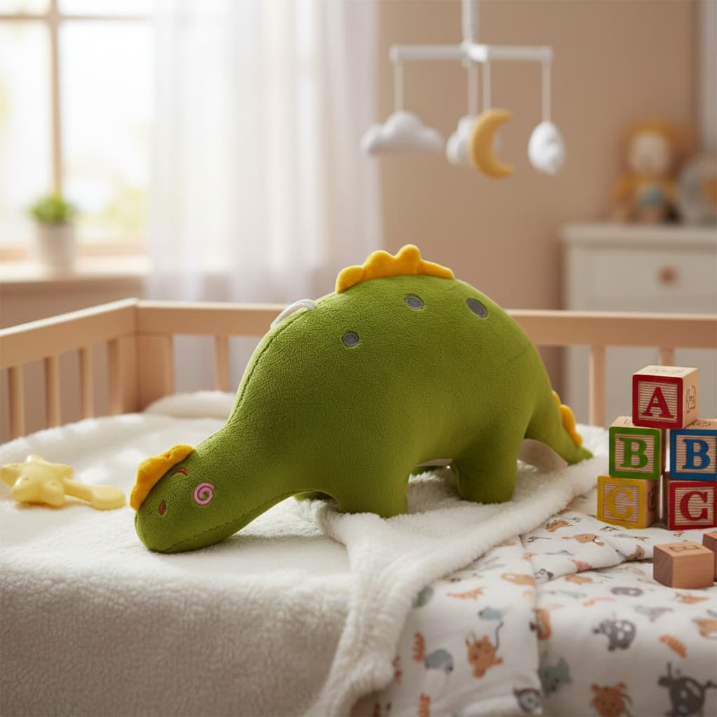 Dinossauro Pelúcia Dino 32cm Decoração Infantil Brinquedo