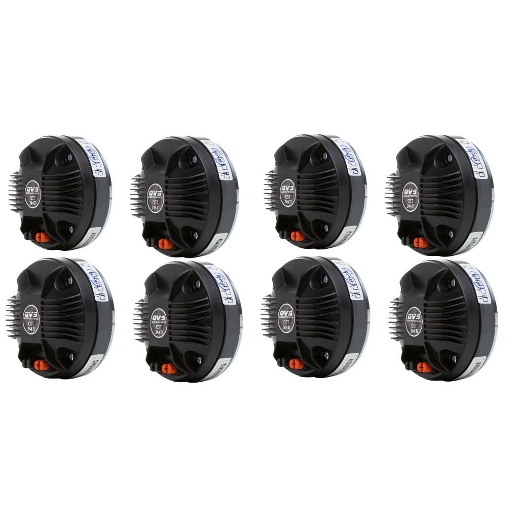 8 Driver TI QVS QST 244TI 80W Rms Titanio Corneta TI Som Automotivo Som Profissional Line Array Paredao