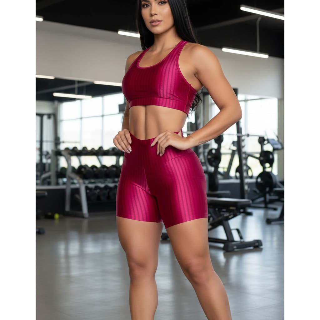 Shorts Legging 3d Meia Coxa Academia Fitness Levanta Bum Bum