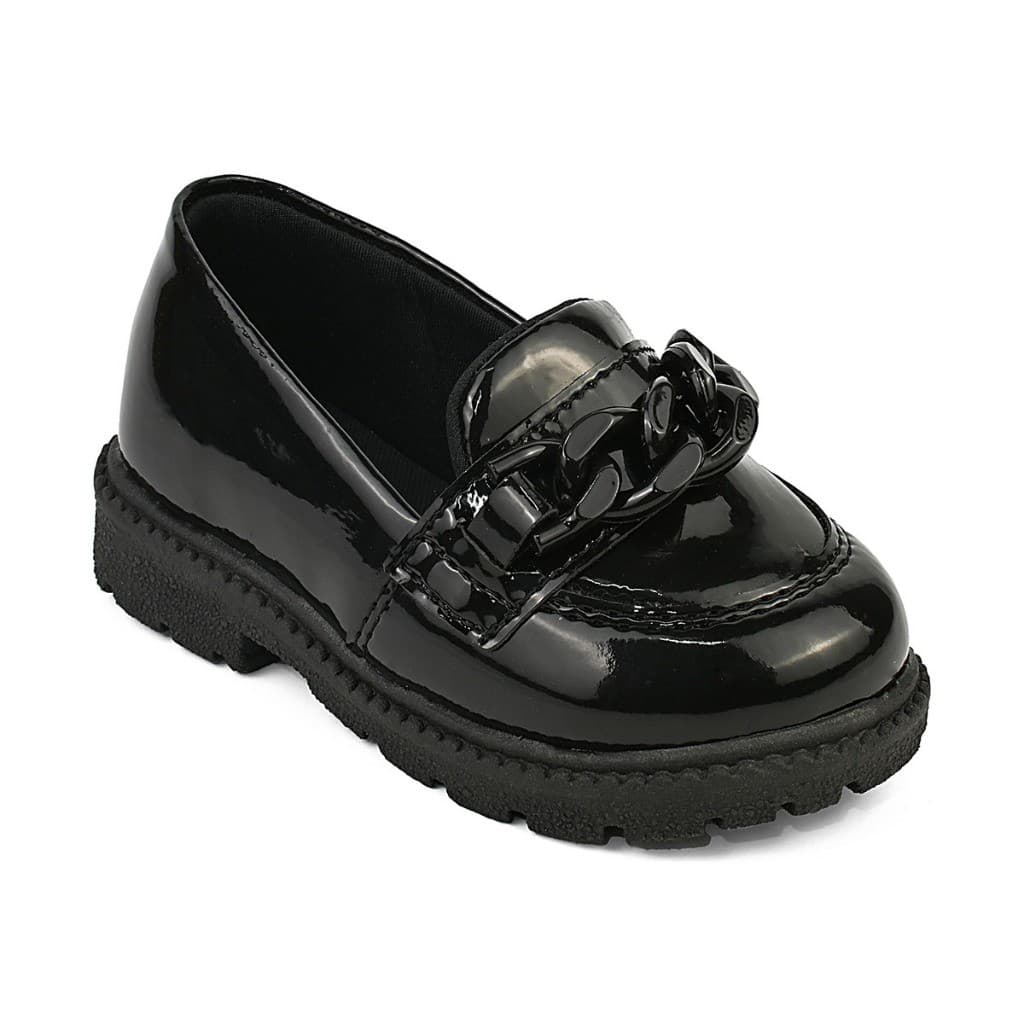 Mocassim Infantil Menina Social Corrente Tratorado Feminino Criança Calce Fácil Promoção