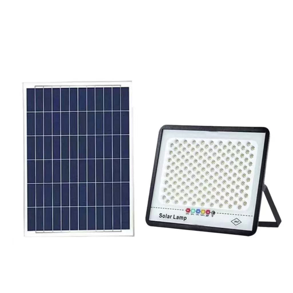 LUMINÁRIA SOLAR  300W/100W LED Controle Remoto De Jardim À Prova D'água IPX66 Com tempo Muito Modos