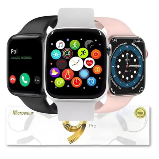 Oferta Top Smartwatch Microwear W59 Pro - 47mm Série 9 - Faz Chamadas, Jogos,  Bússola, Tela Infinita 24h