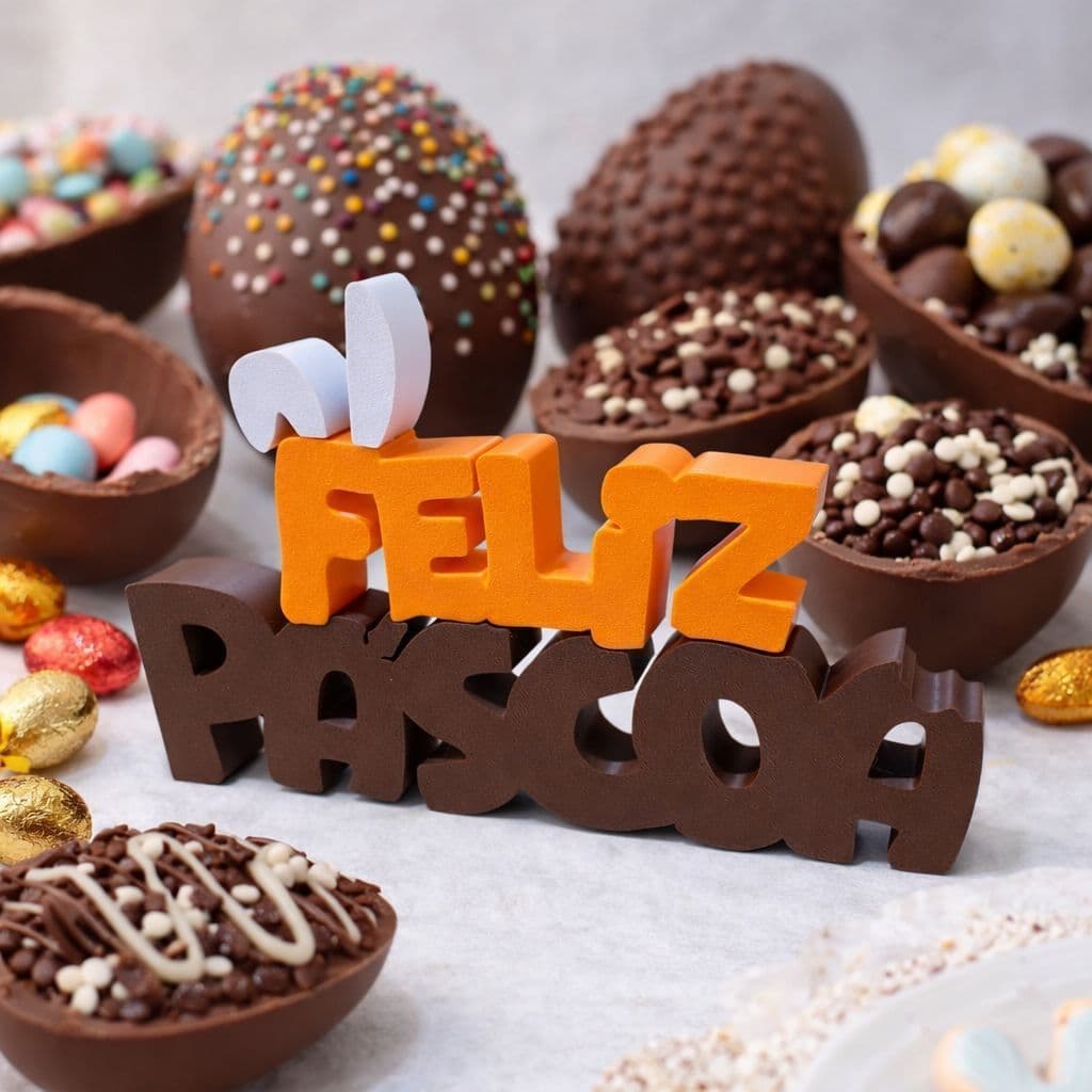 Decoração de Páscoa  com Orelhinha de Coelho  Enfeite para Mesa e Estante