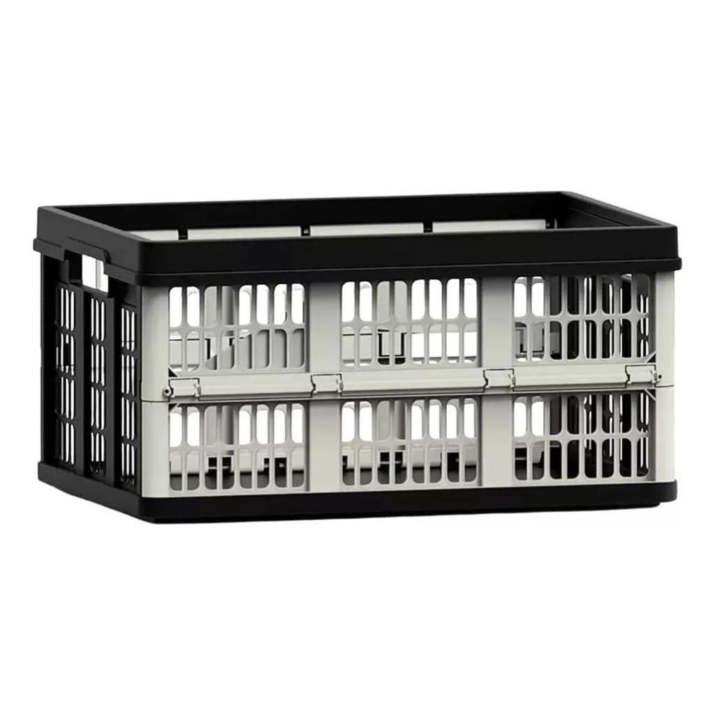 Caixa Organizadora Multiuso Cesto 45L Grande Cinza Helsim