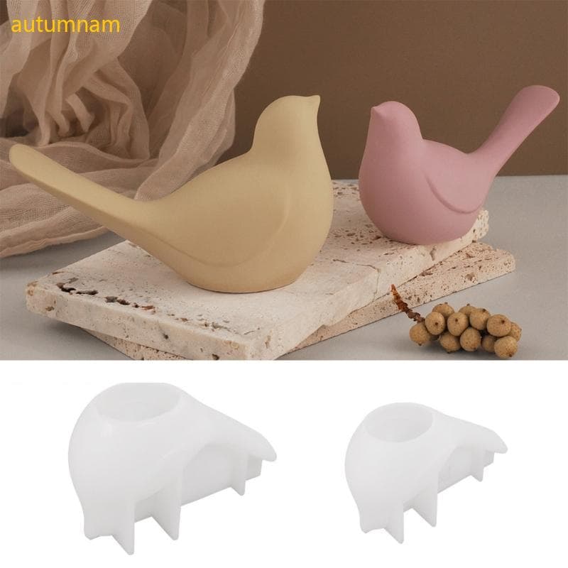 Moldes Silicone Autumnam Artesanato Resina Fabricação Forma Pássaro