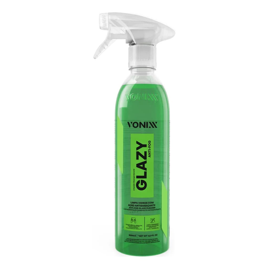 Glazy Anti-fog Limpa Vidros Ação Antiembaçante Vonixx 500ml