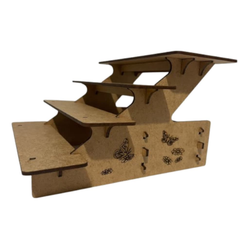 Expositor Mdf 4 Andares Para Trufas De Chocolate