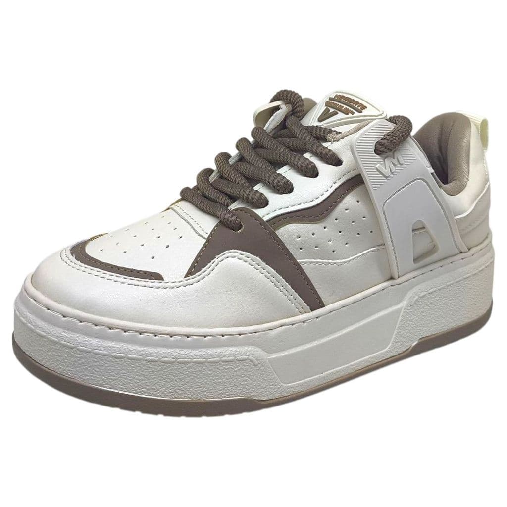 Tênis Feminino  Moderno Solado Bicolor Conforto Via Marte