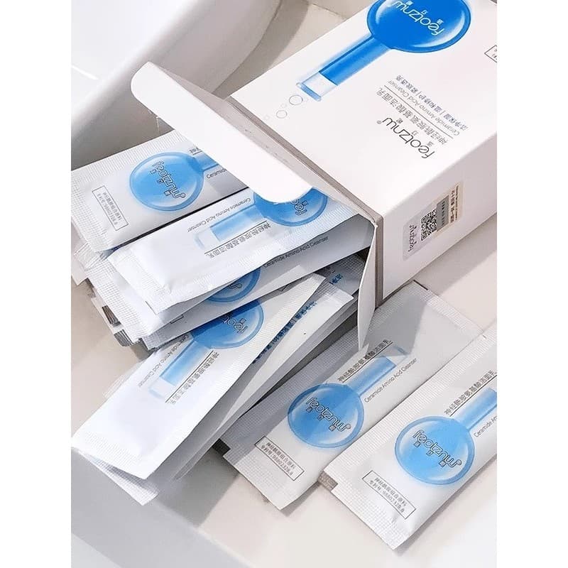 Limpador facial de aminoácidos feminino, limpeza profunda suave, encolher poros, removedor de maquiagem, limpeza facial