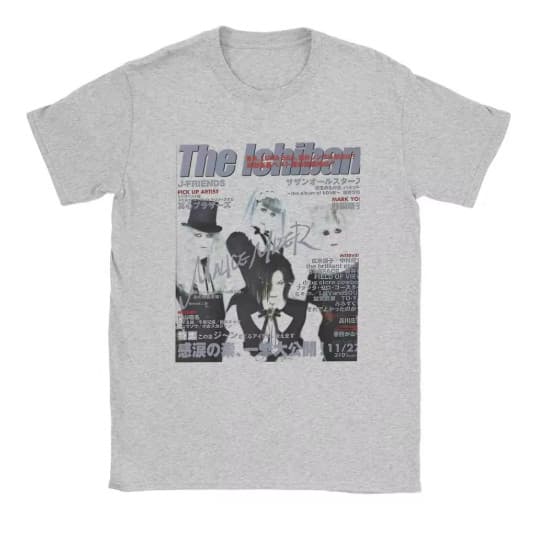 Camiseta Camisa Blusa Algodão Unissex Malice Mizer Band Cantor camisa