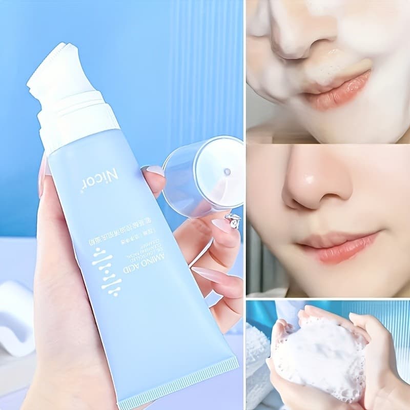 Gel de Limpeza Facial Hidratante - Gel Refrescante para Limpeza Profunda dos Poros com Colágeno, Adequado para Todos os