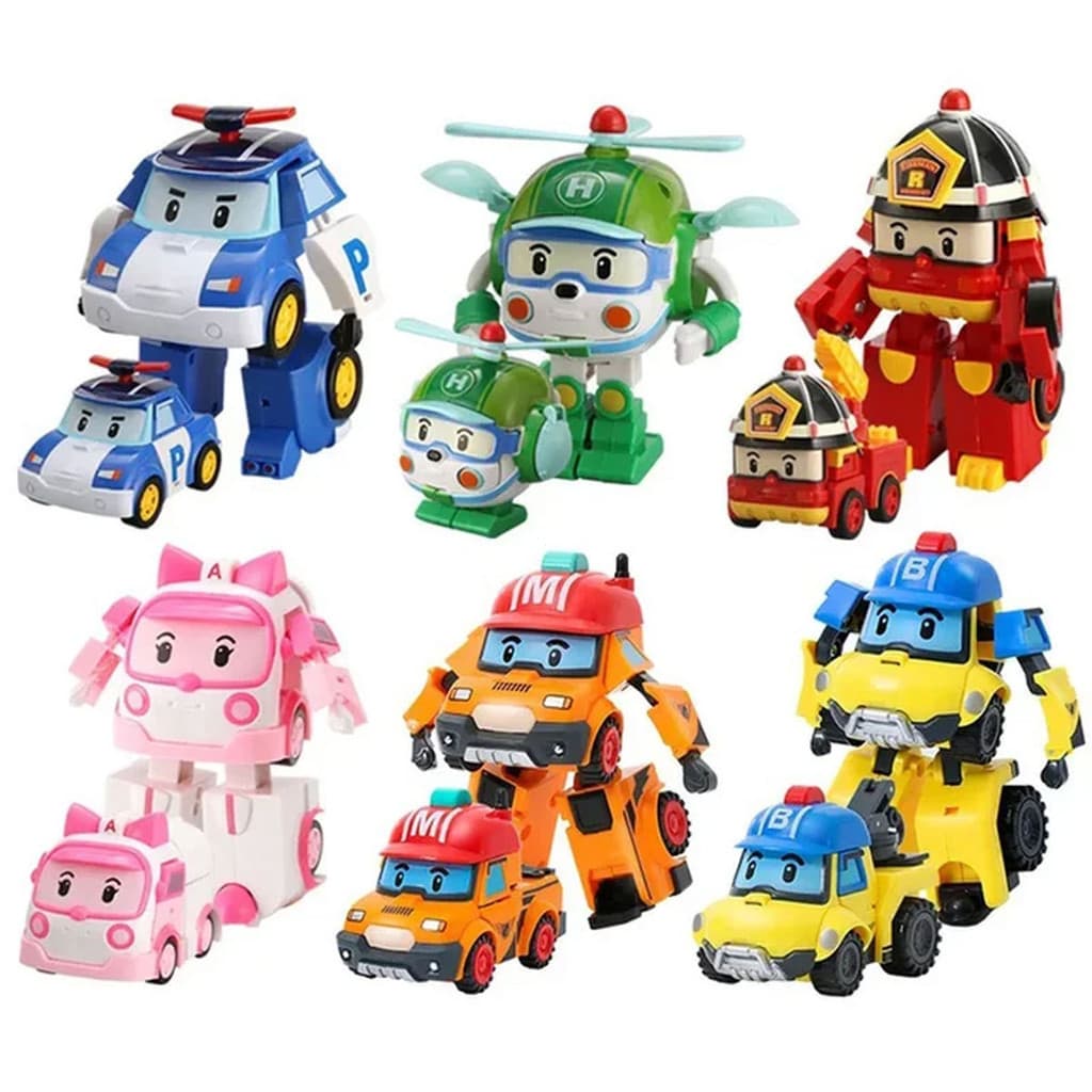 Robocar Poli Transformando Carro Robô, Brinquedos para Meninos, Brinquedos Infantis