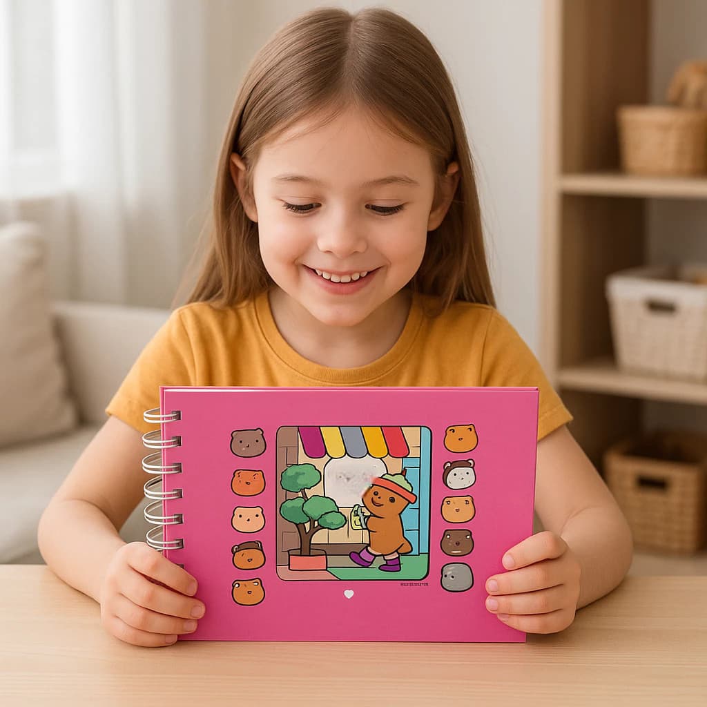 Caderno Livro Colorir Folhas Desenhos Entretenimento Relaxante Pintura Bichinho Papel Criança Achadinhos