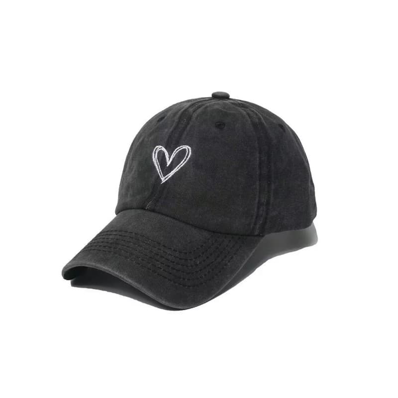 Verão novo estilo lavado Retro chapéu de sol feminino aba curva angustiado boné de beisebol amor casal boné de pico das