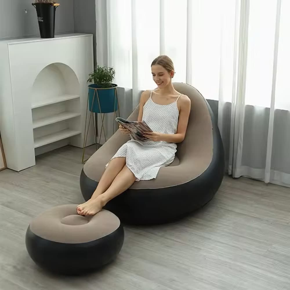Poltrona inflavel Preguiçoso dobravel  portatil em pvc