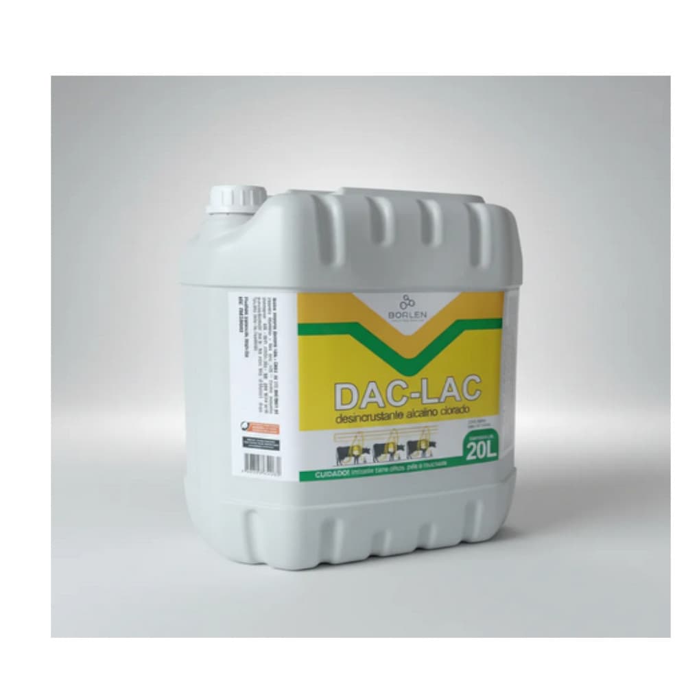Dac-lac Detergente Alcalino Clorado 20 Litros Ordenha
