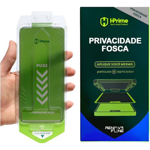 Pelicula Hprime Privacidade Aplicador Para iPhone 17 Pro Max