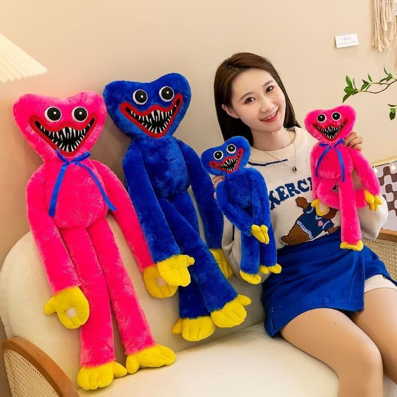 Brinquedo de pelúcia Huggy Wuggy de 20-40cm, boneco de terror, brinquedo macio para crianças e meninos.