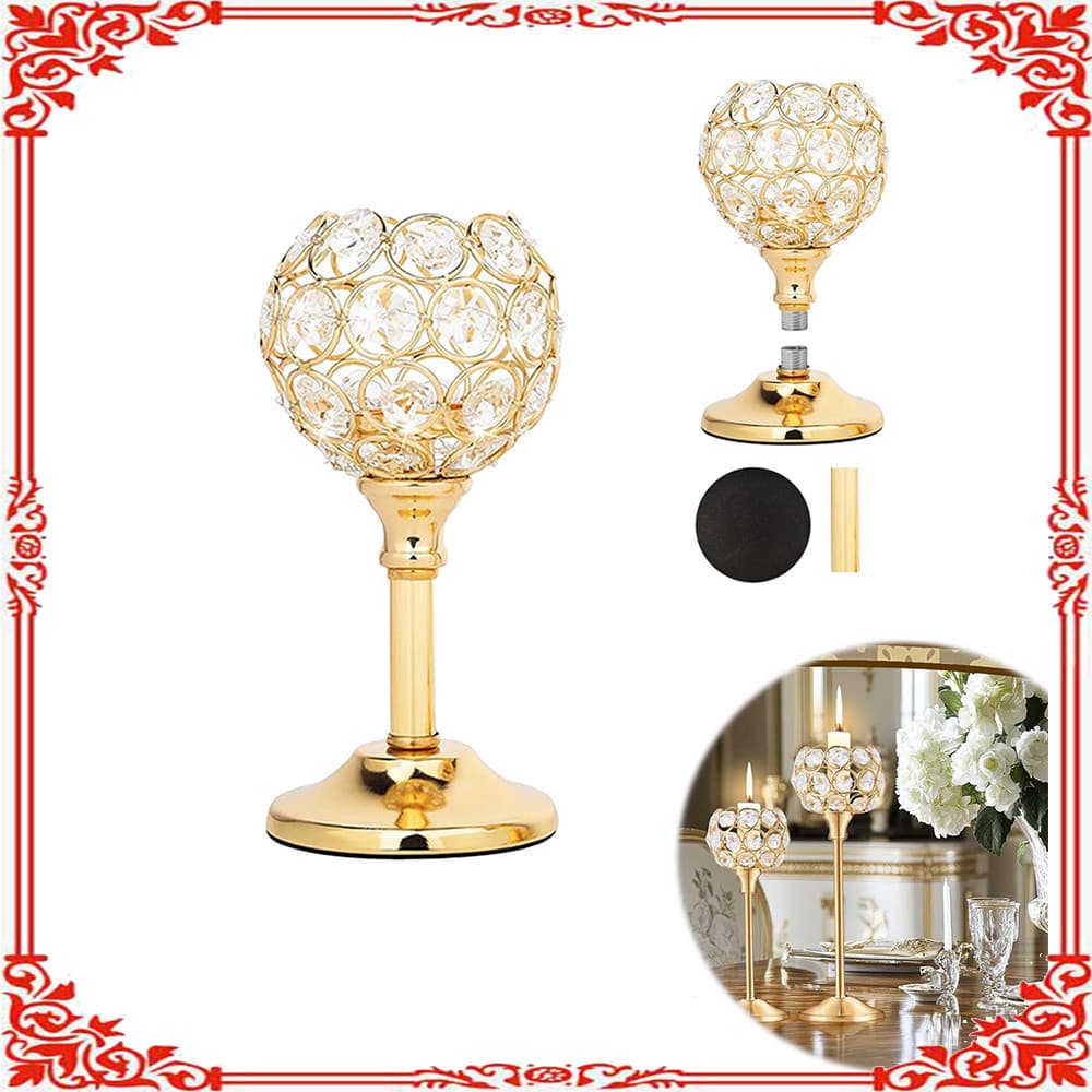 castiçais para casamentos castiçais de cristal dourado