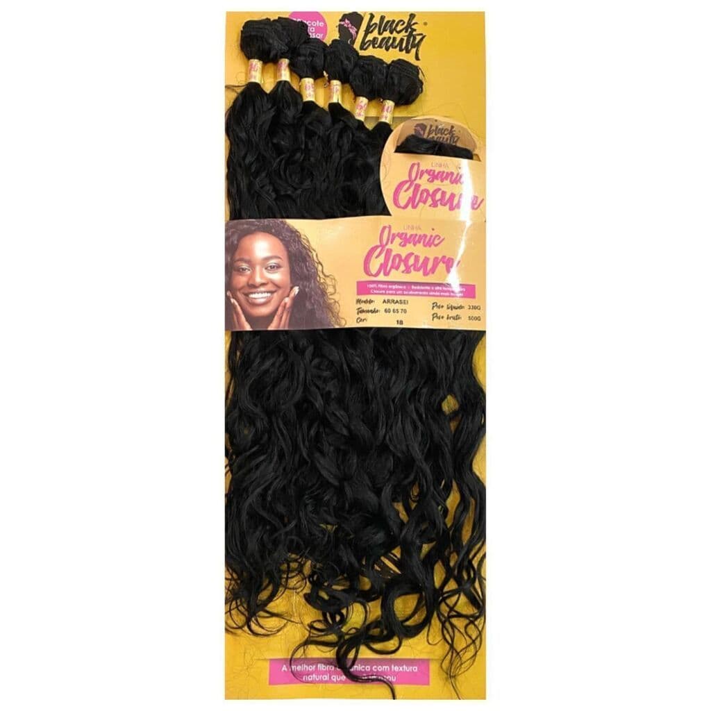 Cabelo Organico Closure Arrasei 60/70cm