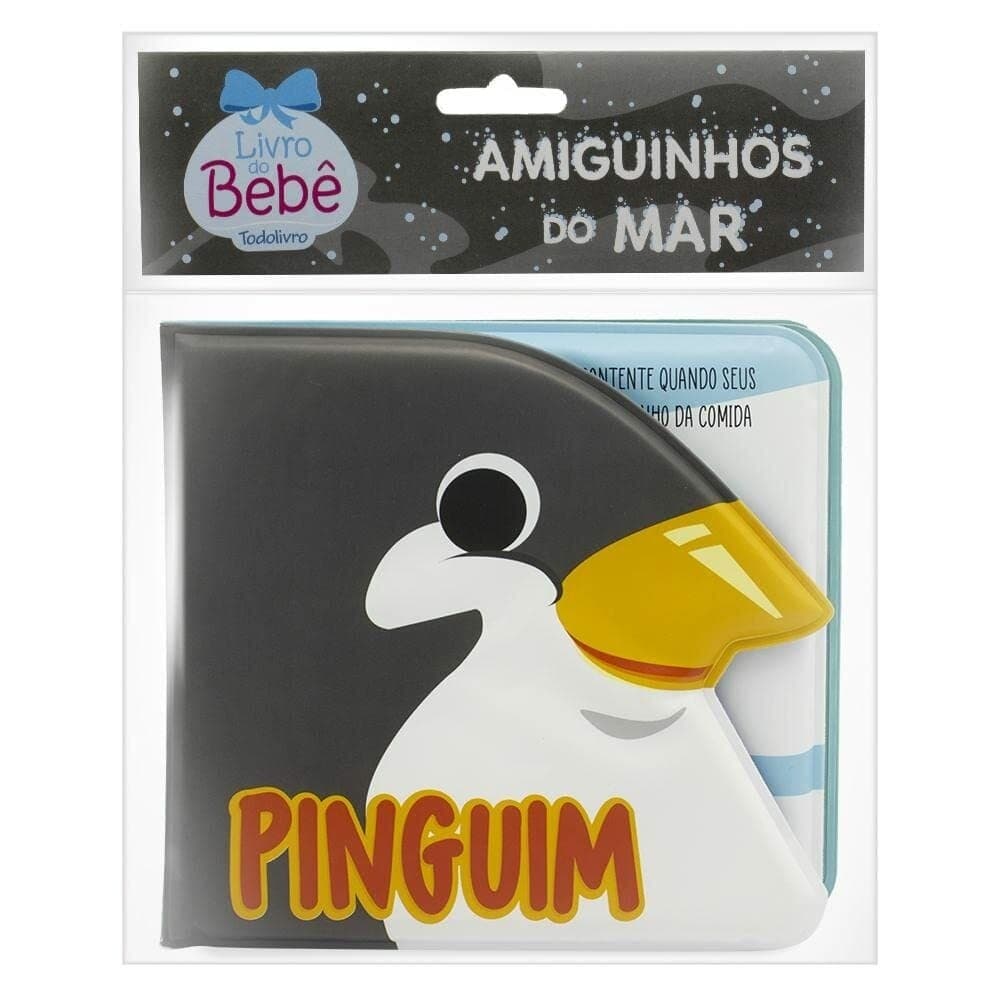 Amiguinhos do Mar - Pinguim - Livro de Banho - Ed. Todo Livro ( p05 )
