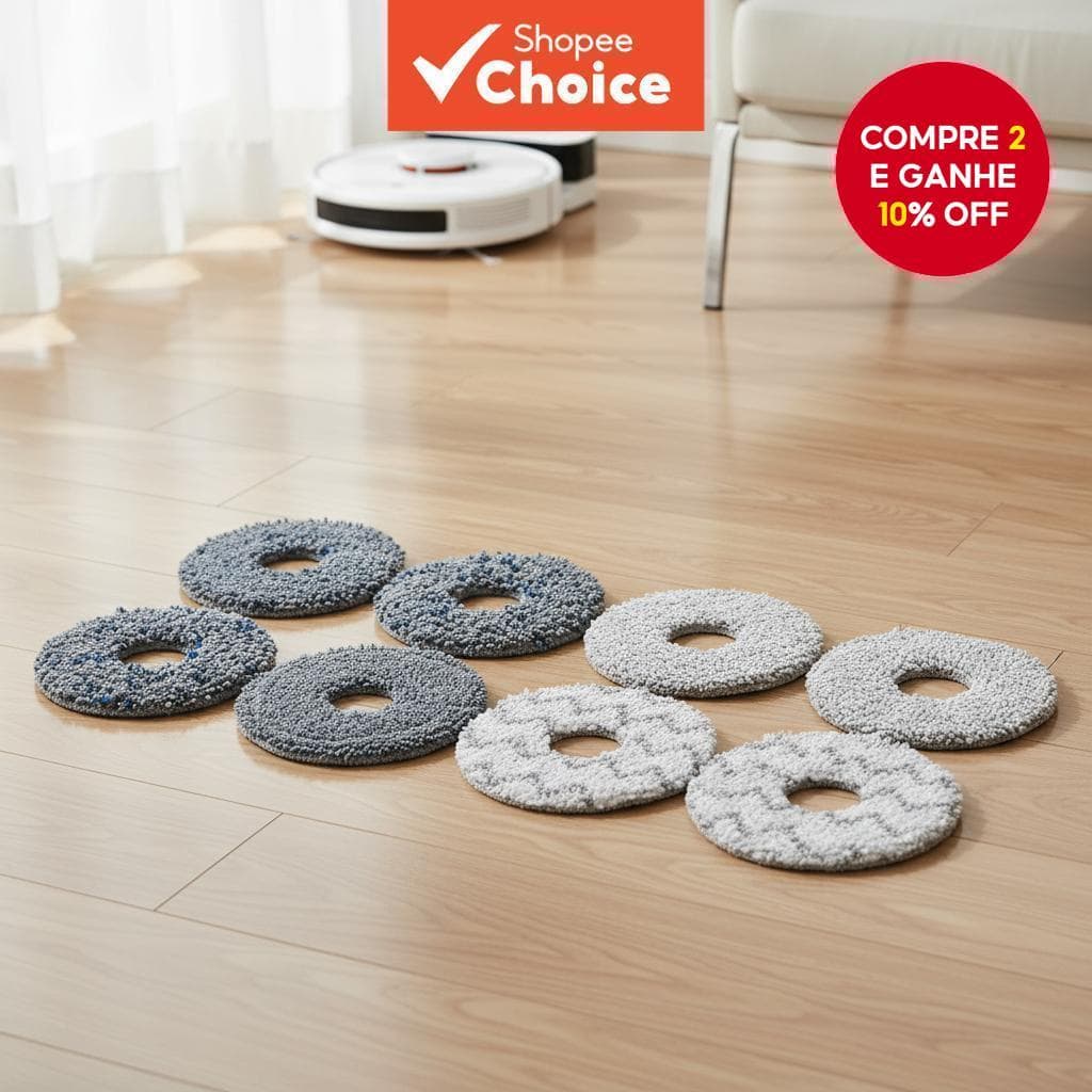 Mop Pad para Ecovacs Xiaomi Roborock Dreame X10 X20 L10s Robô Aspirador