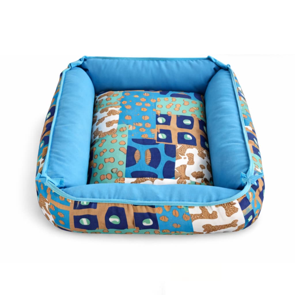 Cama Pet Acolchoada – Pequena Média e Grande – Cama Confortável para Cães e Gatos