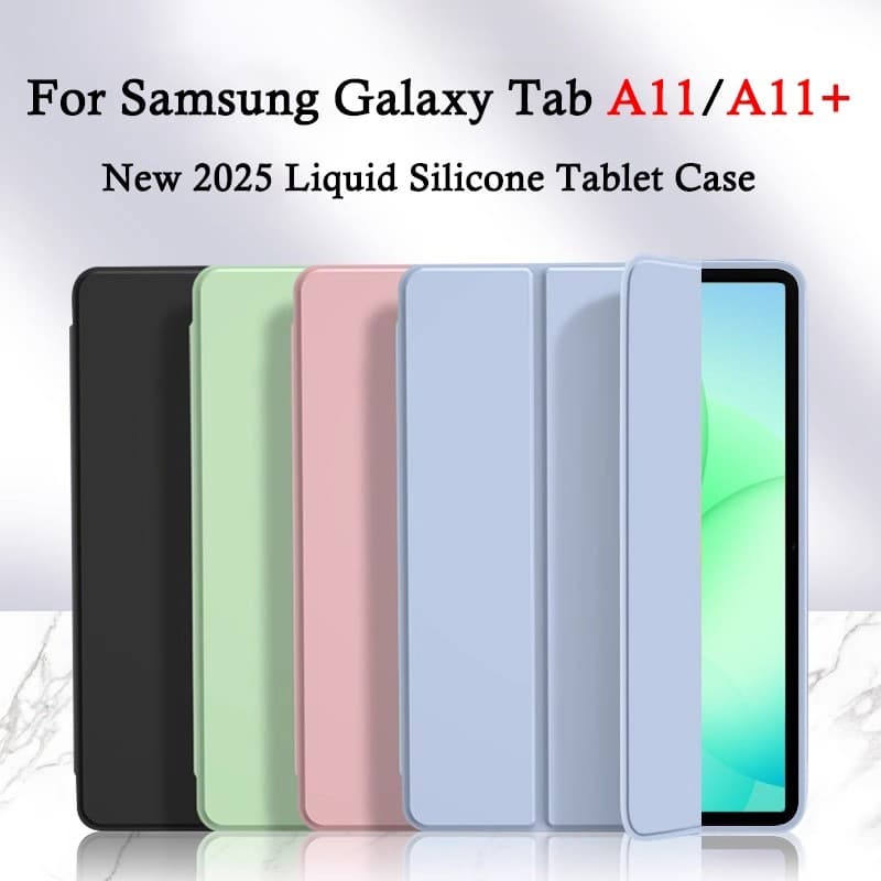Para Samsung Galaxy Tab A11 8.7'' A11 + Plus 11 2025 Flip Capa Dobrável Stent À Prova De Choque Tablet Caso SM-X135 X310
