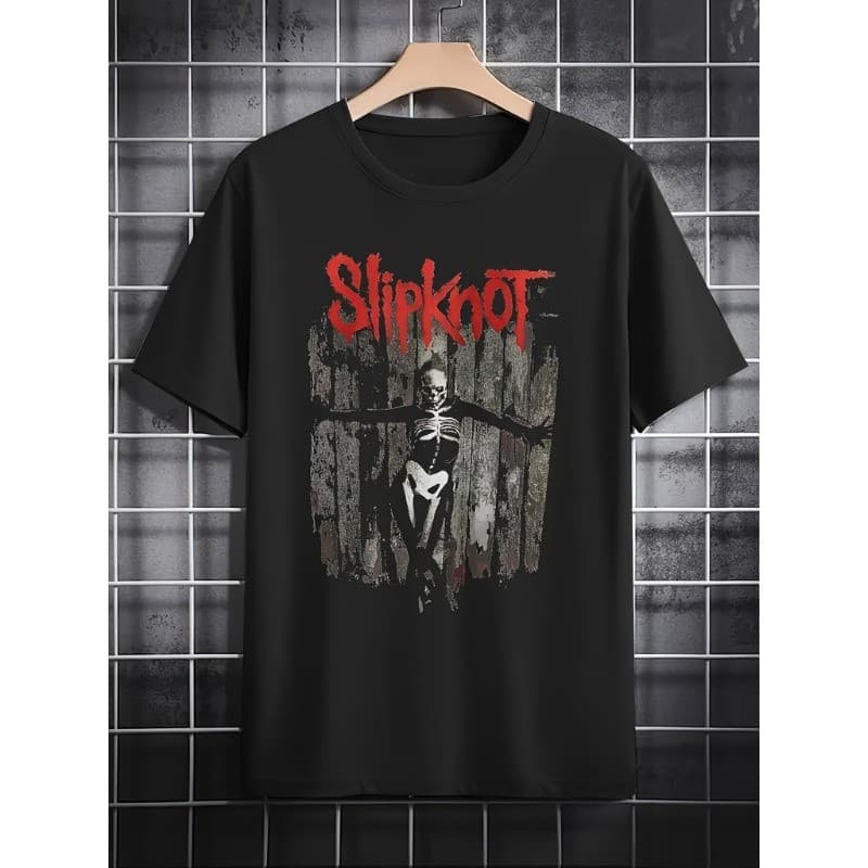 Camiseta Masculina Slipknot Básica Algodão Streetwear