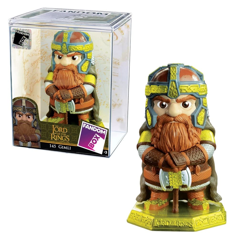 Boneco Gimli Coleção O Senhor Dos Aneis Fandom Box