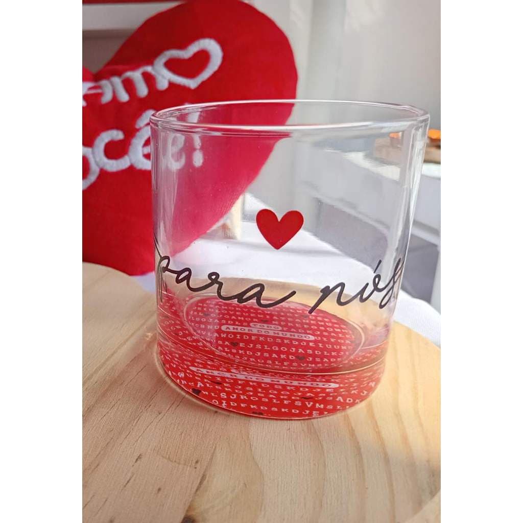 Copo "Para nos com todo amor do mundo"