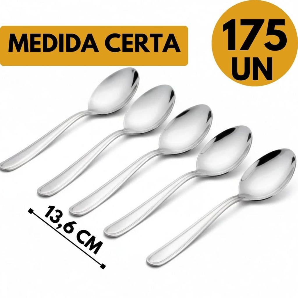 Colher de Chá 175/150/125/100 Não Entorta Não Erre Receitas Padrão Para Café Chá Receitas Cozinha