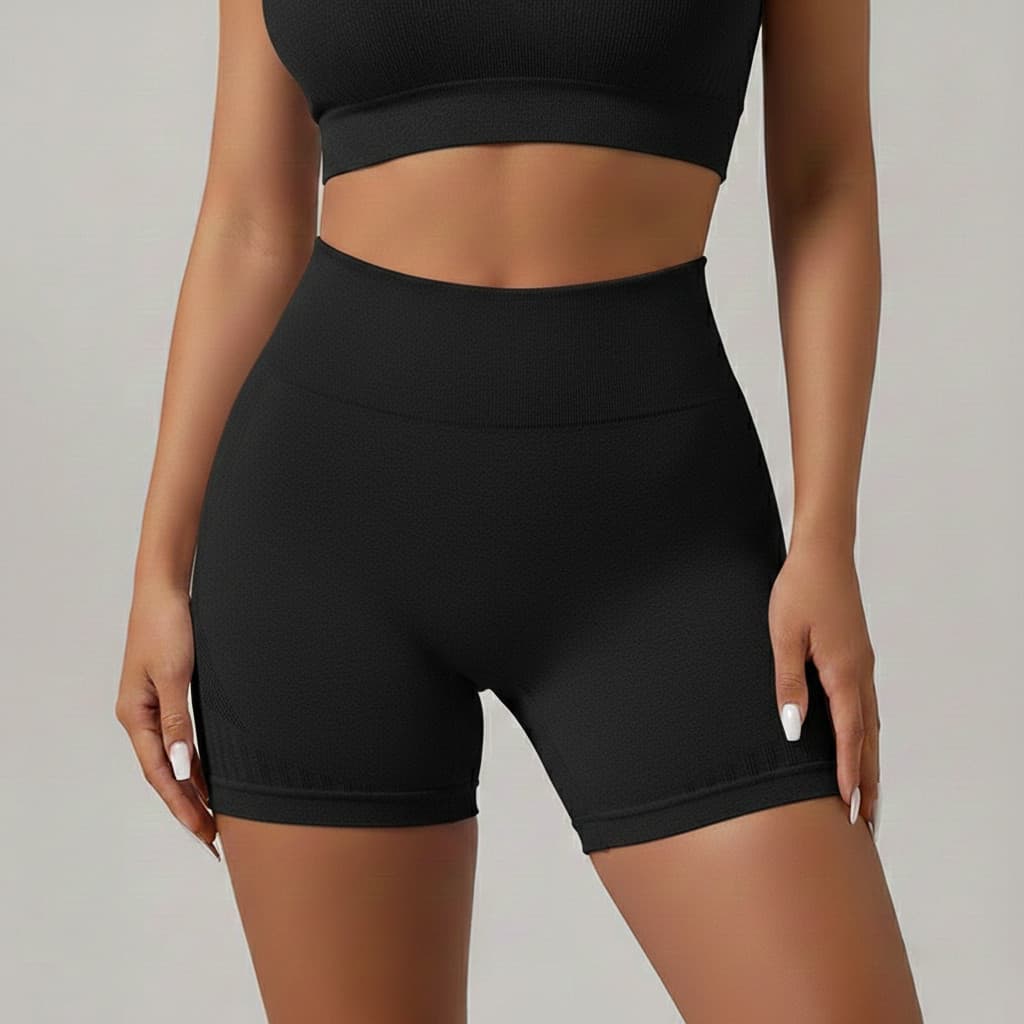 Short Fitness Academia Cintura Alta Sem Empina Bumbum