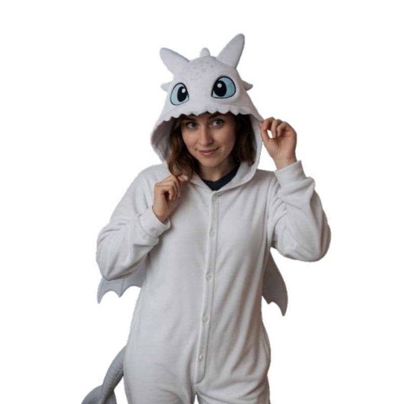Pijama Fúria  Da Luz  Macacão Kigurumi Unissex Adulto ou Infantil  Cosplay Confortável