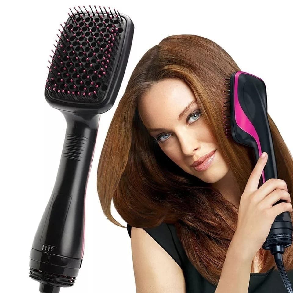 Escova Secadora De Cabelo Seca Alisa E Modela 1000w de Potencia 110v janoclick