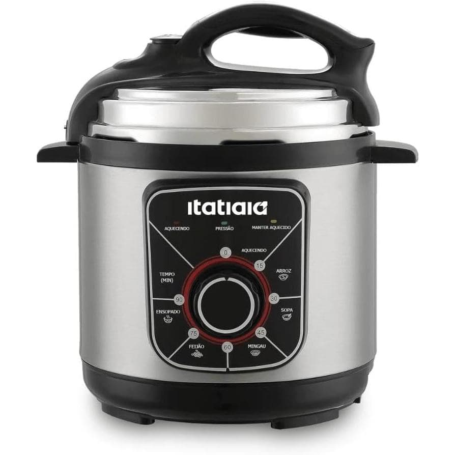 Panela de Pressão Elétrica Essencial 5L 900W Inox 127V