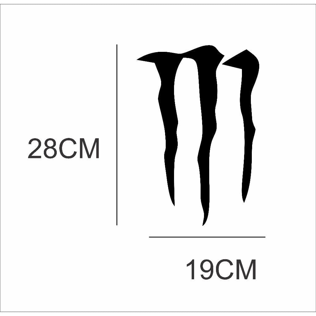 2 Adesivos Monster Recorte Digital