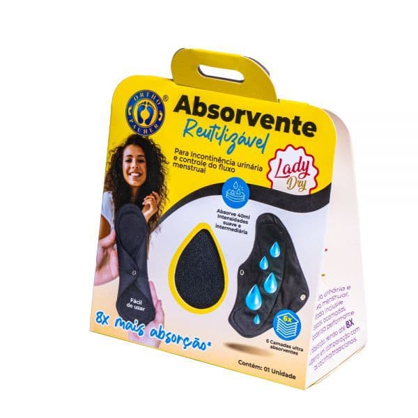 Absorvente Reutilizável de Uso Intimo Ladydry