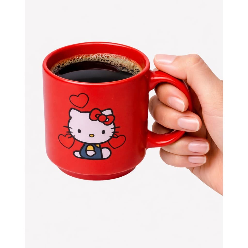 Caneca Mini Tina Cerâmica 100ml Hello Kitty