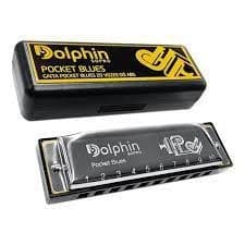 Gaita De Boca 20 Vozes em Dó Blues Dolphin Pocket