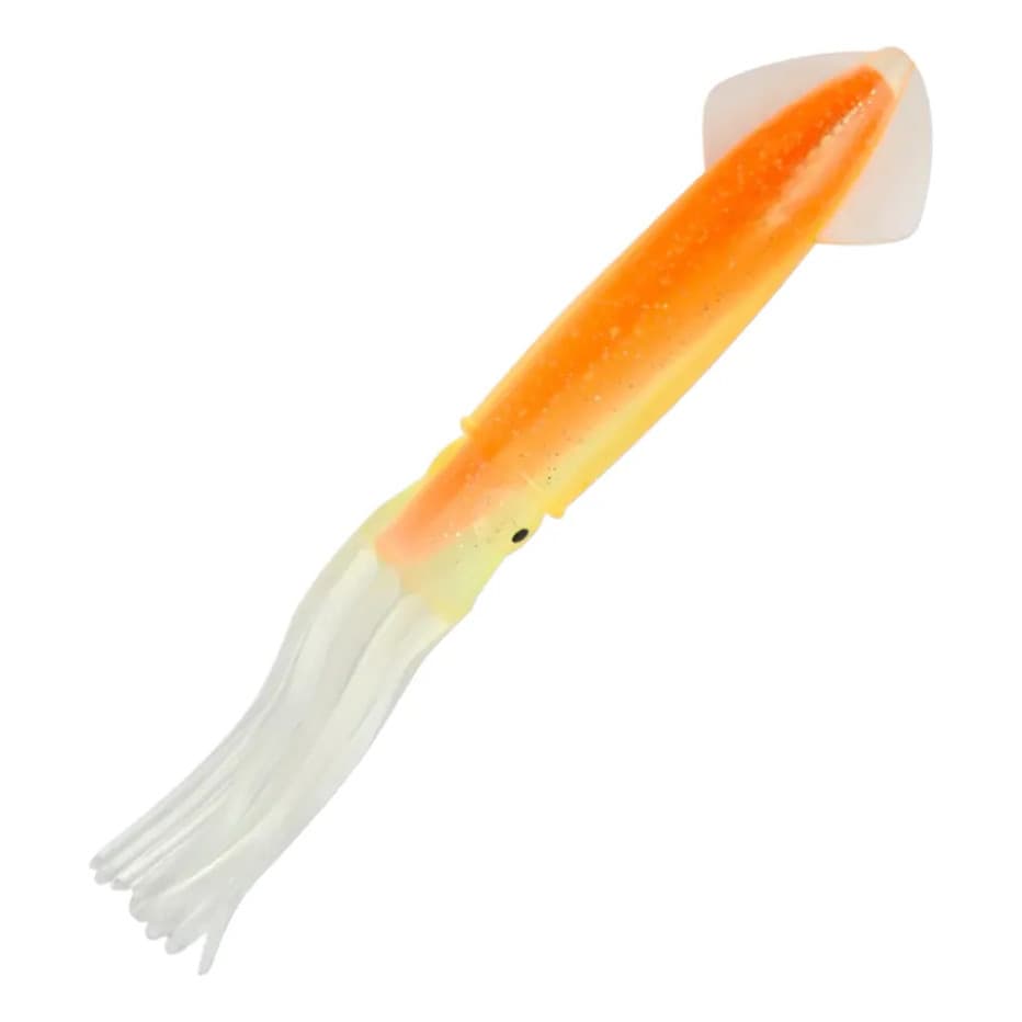 Isca Artificial De Fundo Albatroz Lula Soft 23cm 62g Laranja Laranja