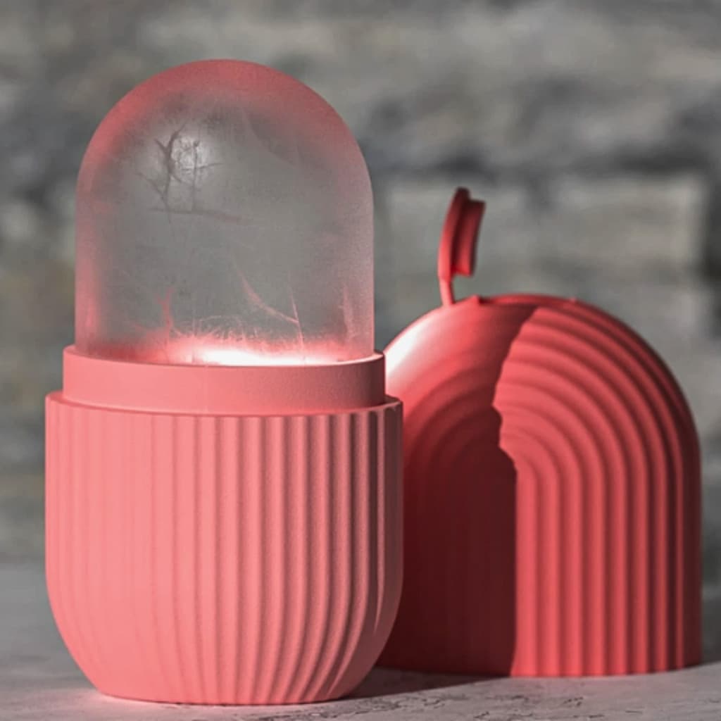 Massageador Ice Rolo Para Rosto Material de Silicone Tratamento de Poros e Rugas LOJA TX