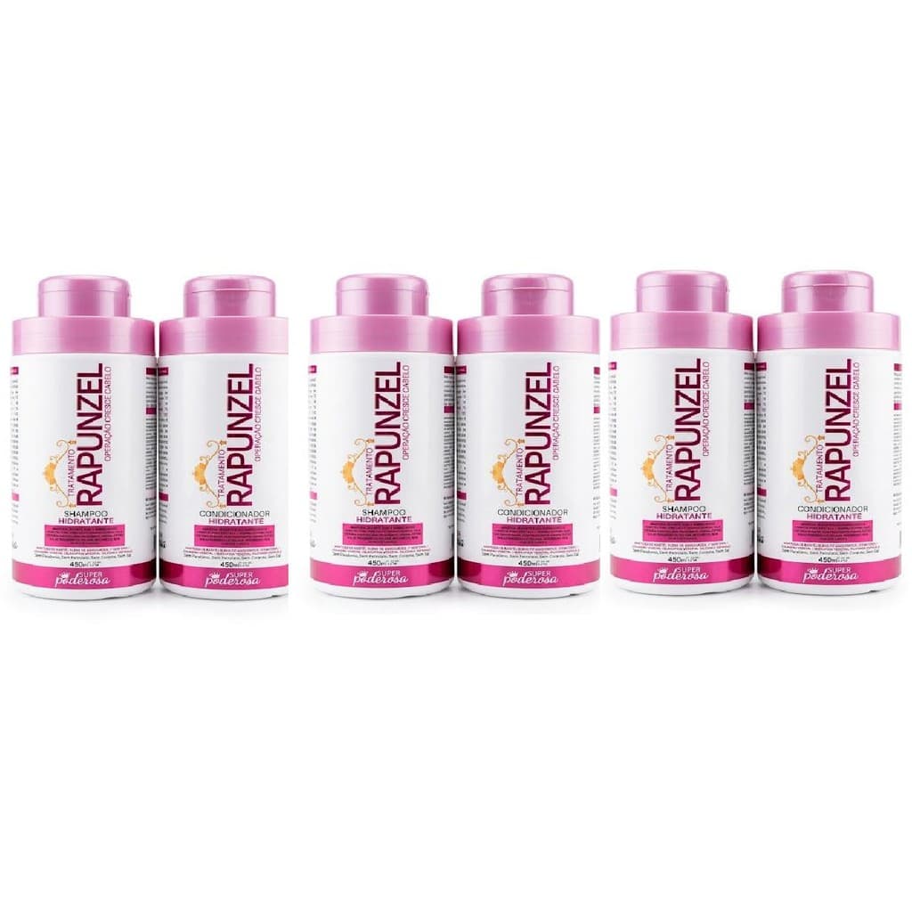 KIT SHAMPOO E CONDICIONADOR TRATAMENTO RAPUNZEL 450ML
