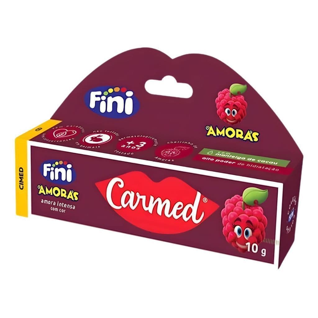 Hidratante Labial Carmed Fini Amora Escura 10g - Edição Ilimitada, Linha Fini